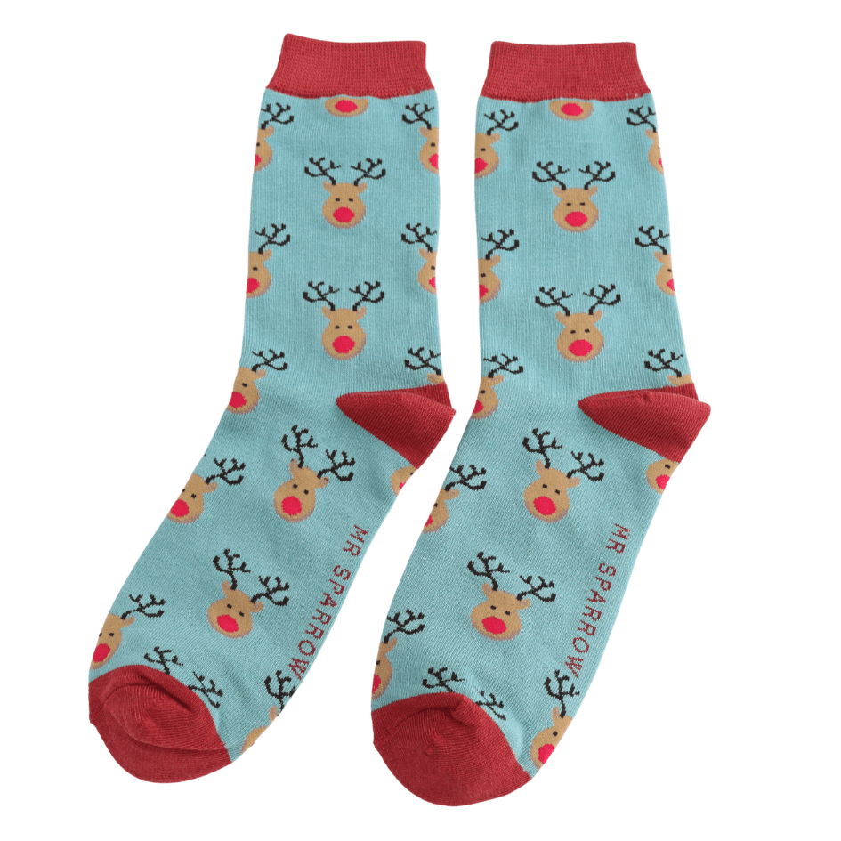 Mr Sparrow Reindeer Socks - Simply Rye