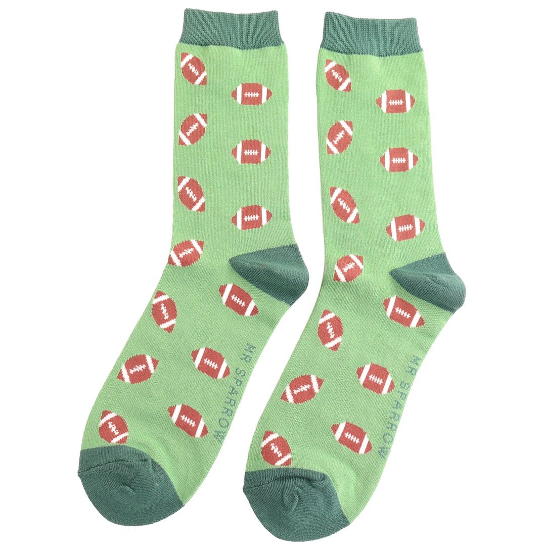 Sparrows Rfc Mr Sparrow Rugby Balls Socks - by Miss Sparrow – Simply Rye