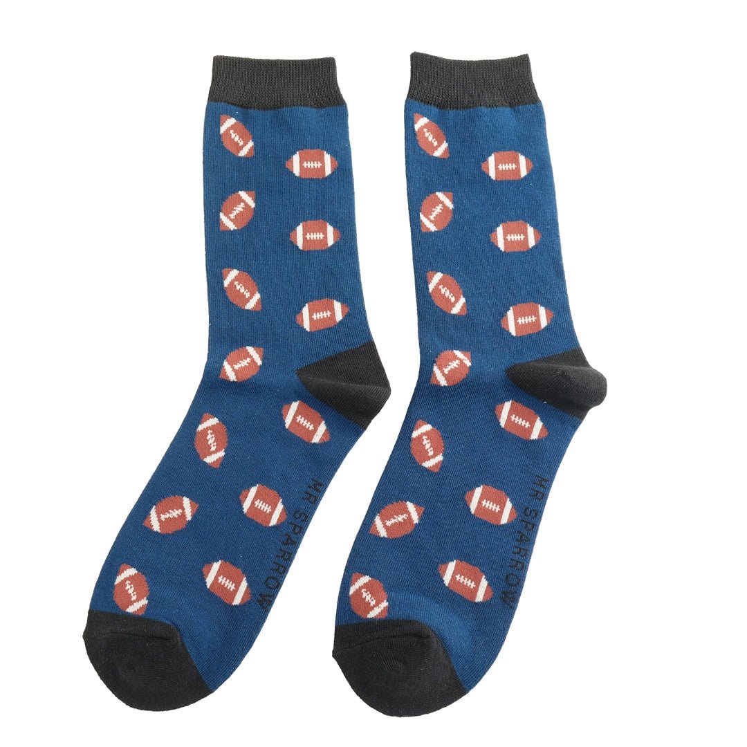 Mr Sparrow Rugby Balls Socks - Simply Rye