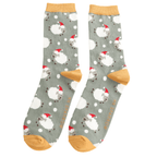 Mr Sparrow Santa Sheep Socks - Simply Rye
