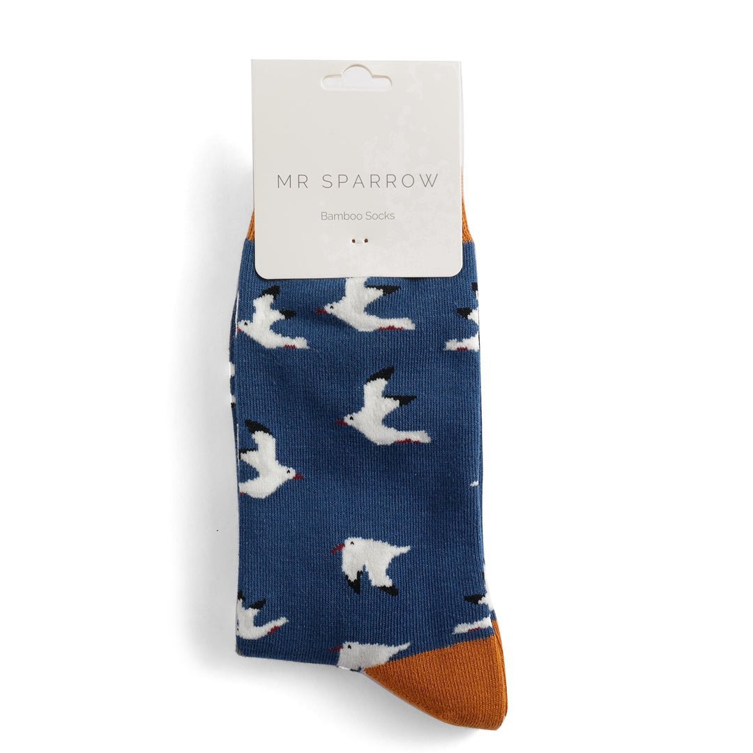 Mr Sparrow Seagulls Socks - Simply Rye