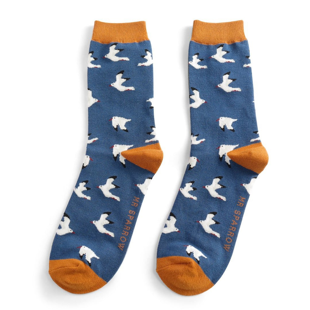 Mr Sparrow Seagulls Socks - Simply Rye