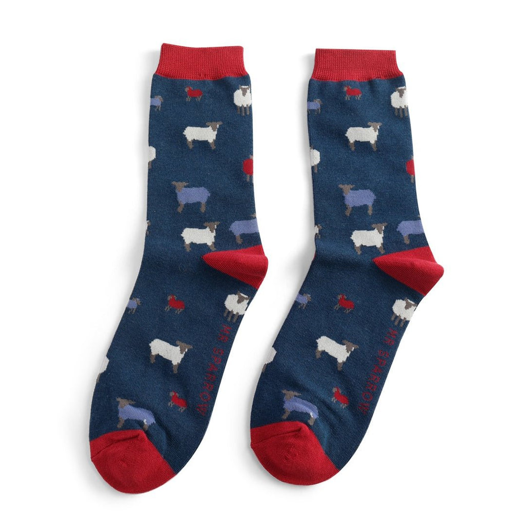 Mr Sparrow Sheep Family Socks - Simply Rye