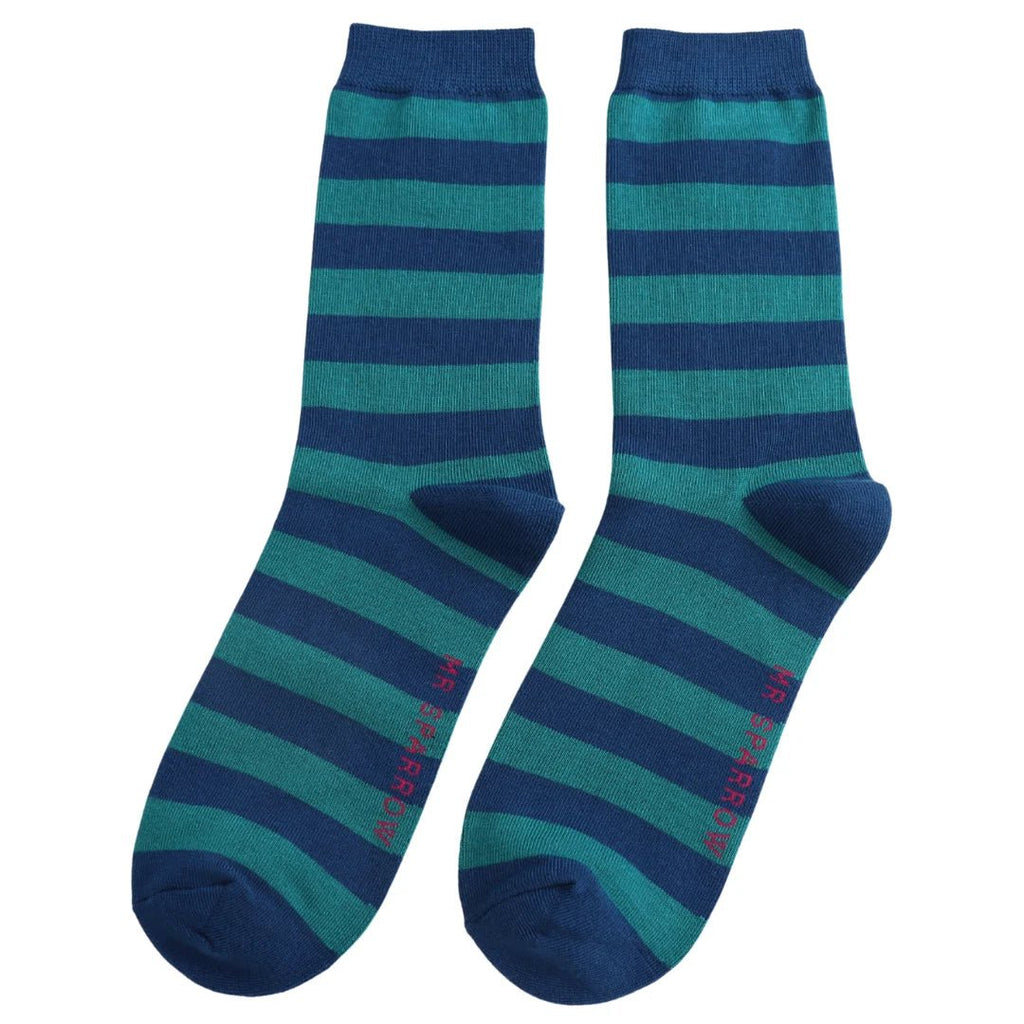 Mr Sparrow Simple Stripes Socks - Simply Rye
