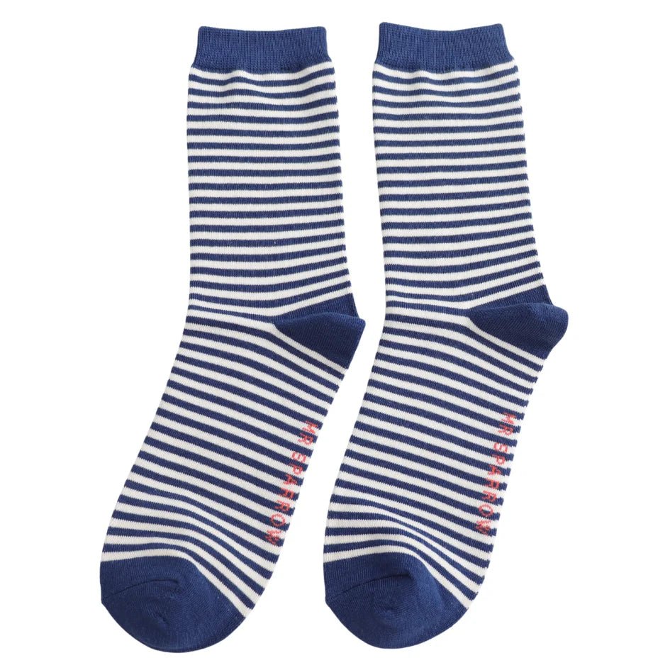 Mr Sparrow Simple Thin Stripes Socks - Simply Rye