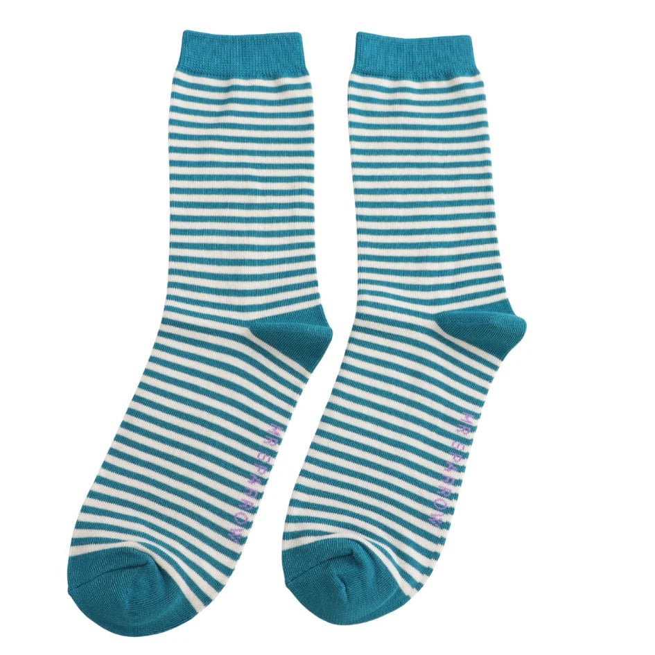Mr Sparrow Simple Thin Stripes Socks - Simply Rye