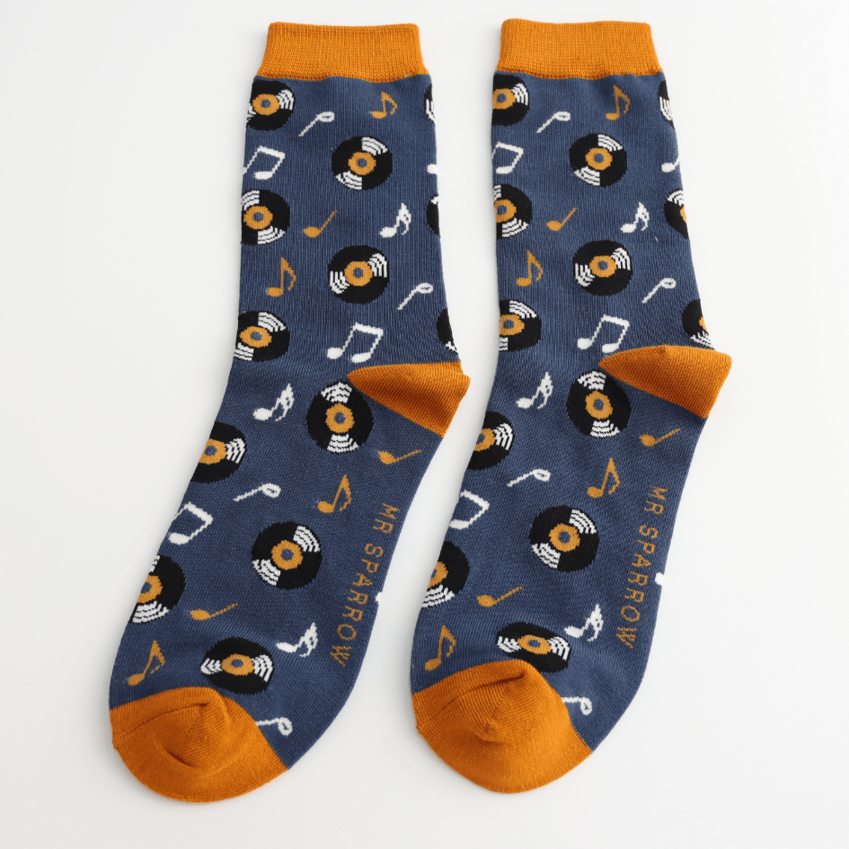 Mr Sparrow Vintage Vinyl Socks - Simply Rye
