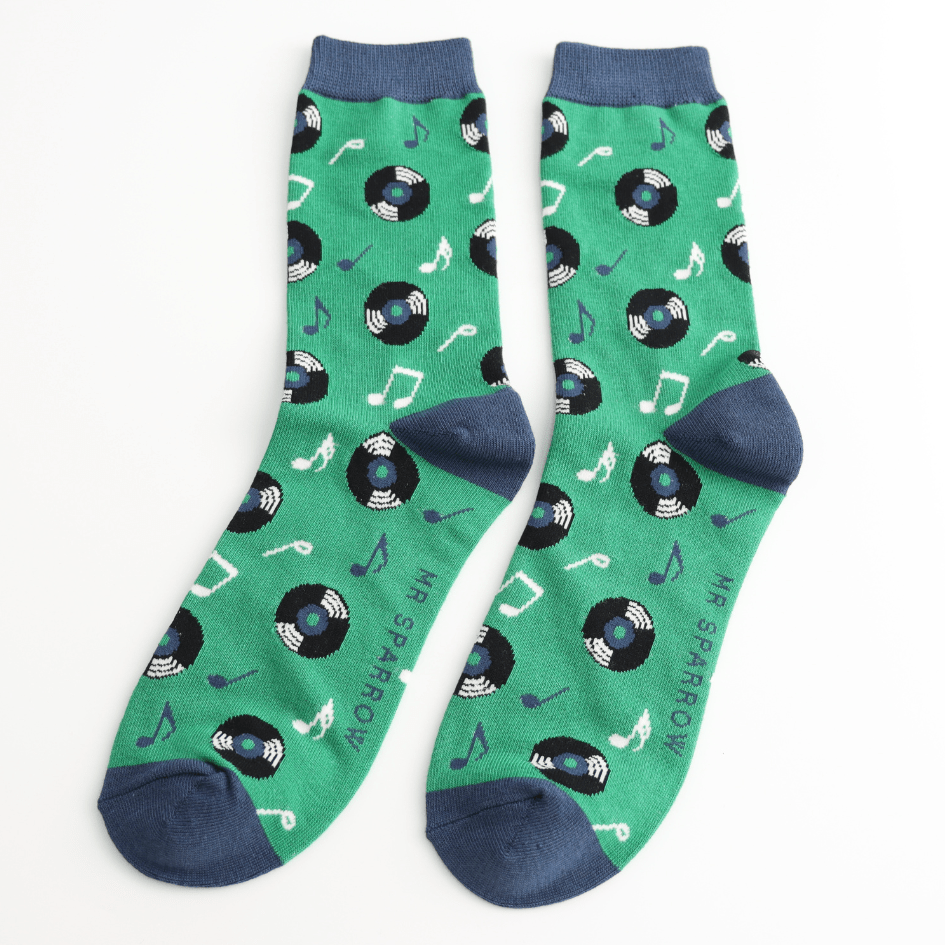 Mr Sparrow Vintage Vinyl Socks - Simply Rye