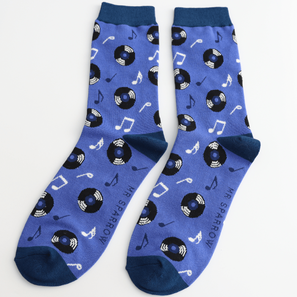 Mr Sparrow Vintage Vinyl Socks - Simply Rye