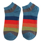 Mr Sparrow Wide Stripes Trainer Socks - Simply Rye