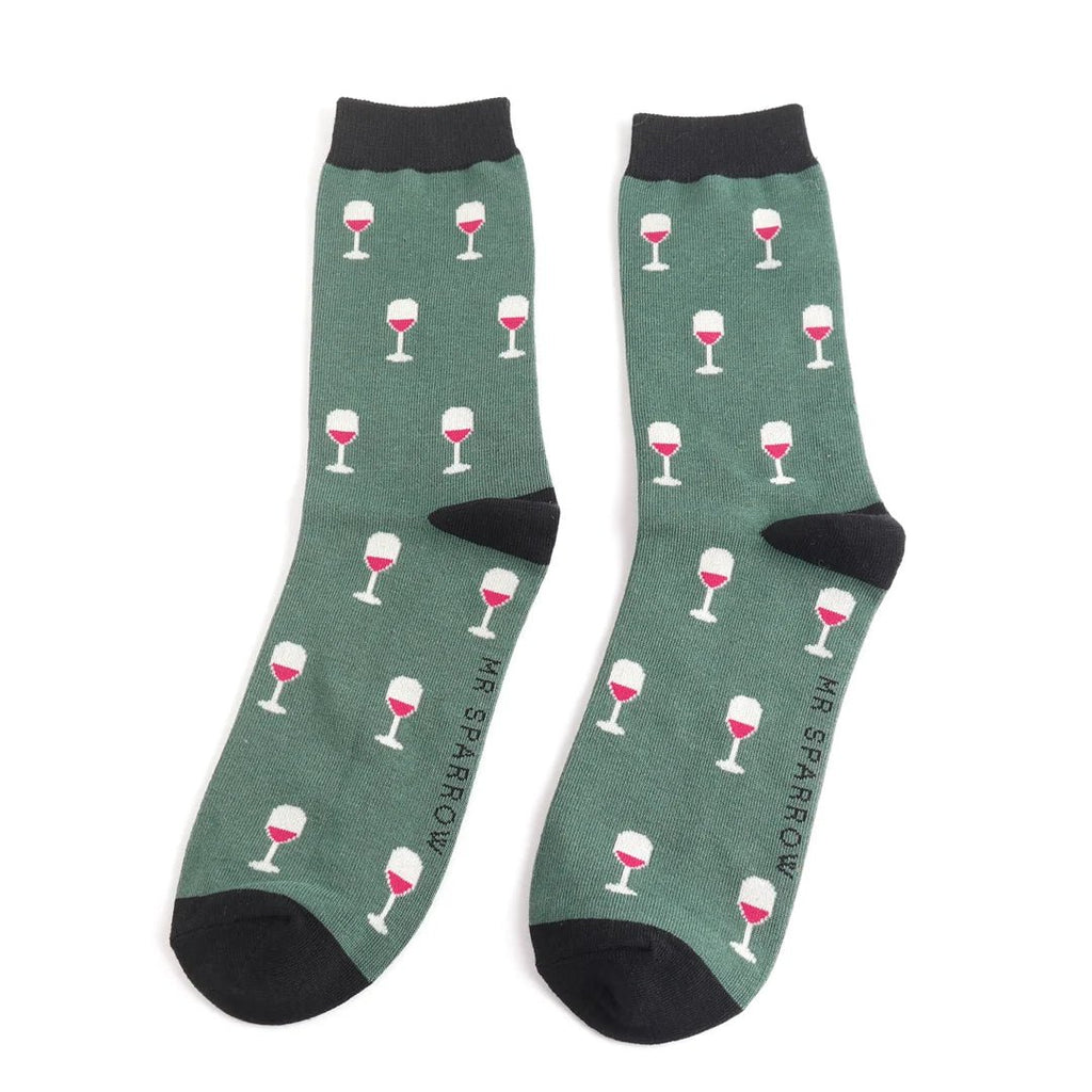 Mr Sparrow Wine Glass Socks - Simply Rye
