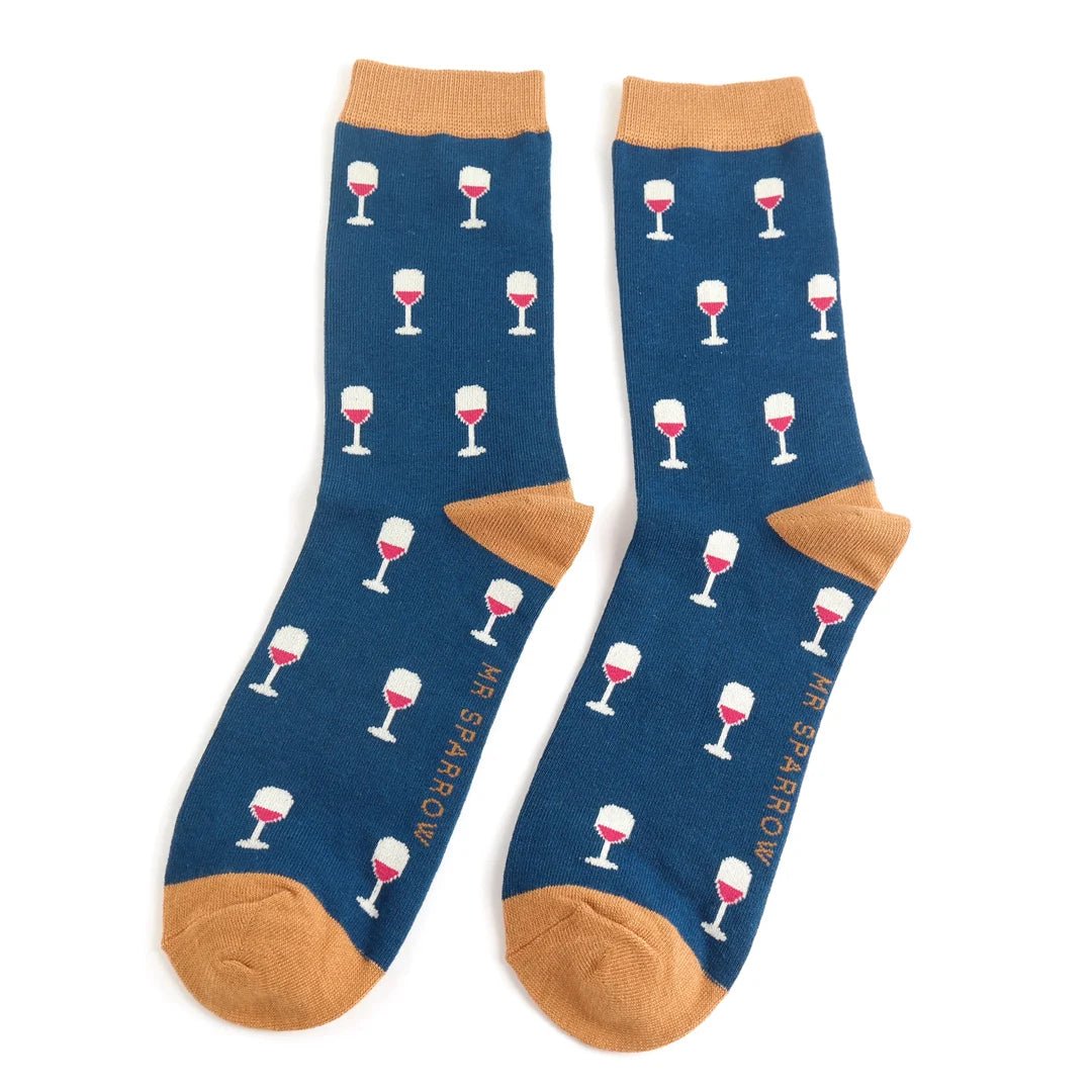 Mr Sparrow Wine Glass Socks - Simply Rye