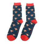 Mr Sparrow Xmas Highland Cows Socks - Simply Rye