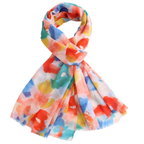 Multi Abstract Lightweight Scarf - Simply Rye