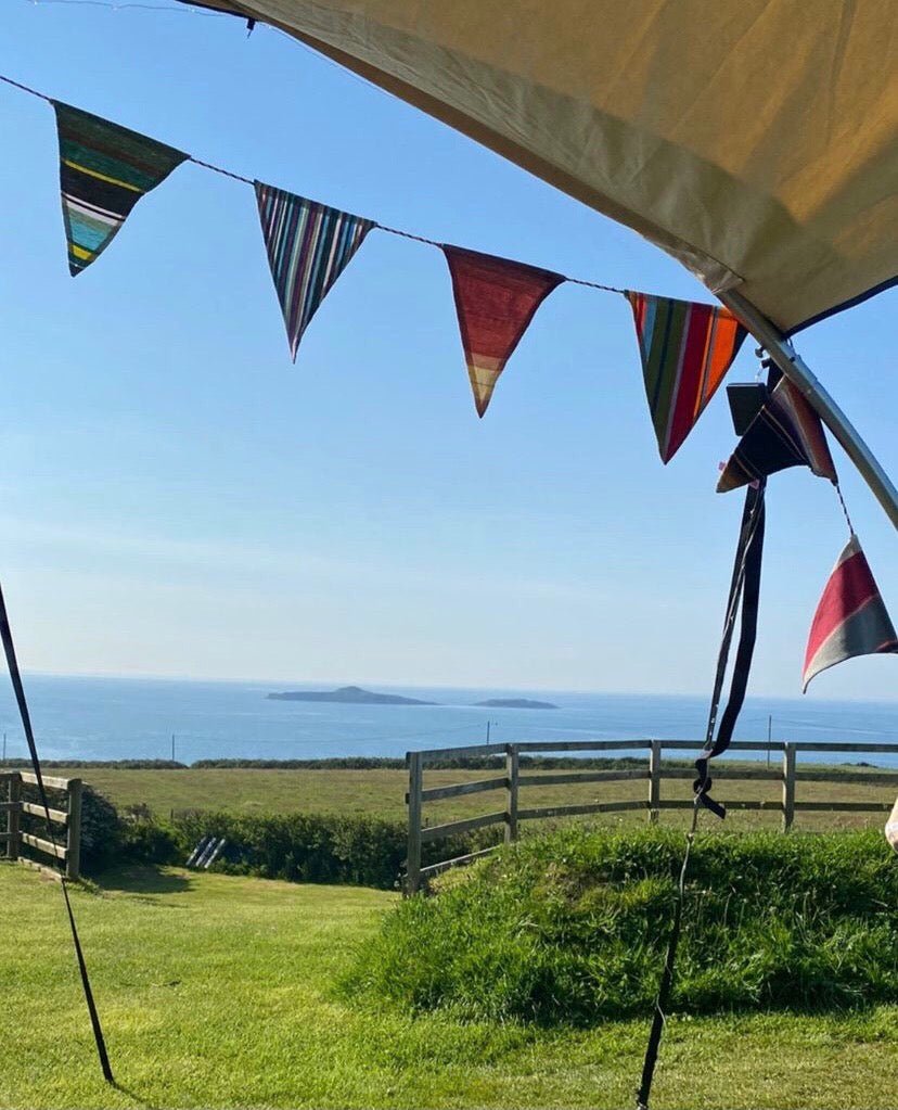 Multicoloured Striped Bunting - Simply Rye