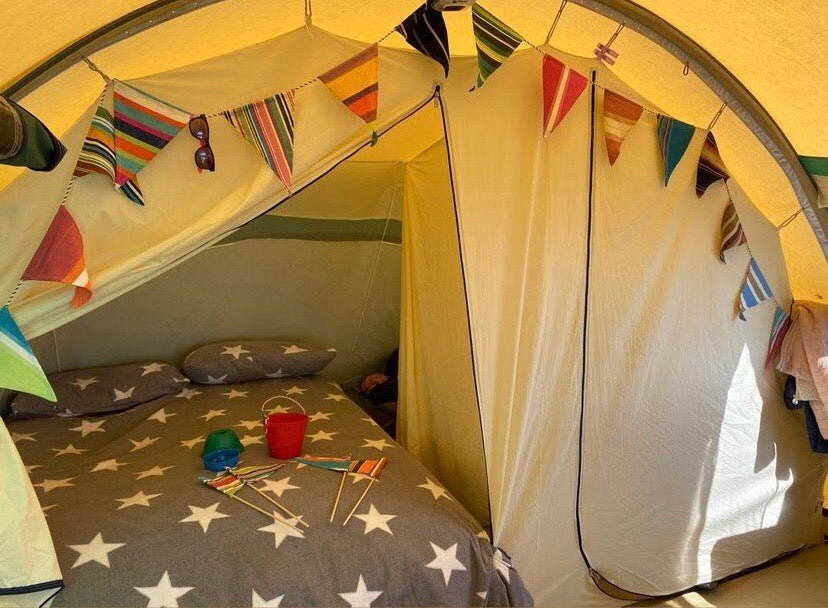 Multicoloured Striped Bunting - Simply Rye