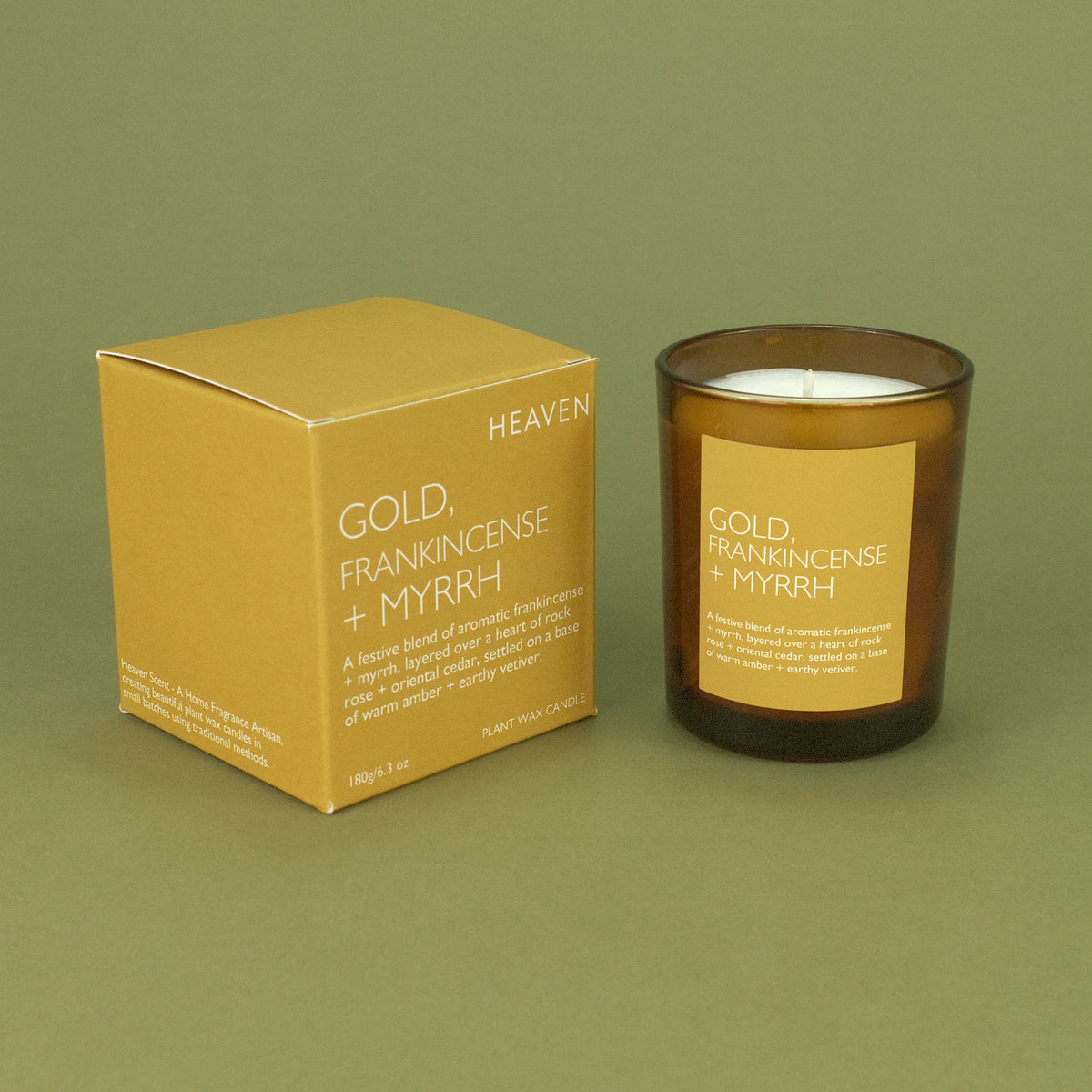 Gold, Frankincense & Myrrh Candle
