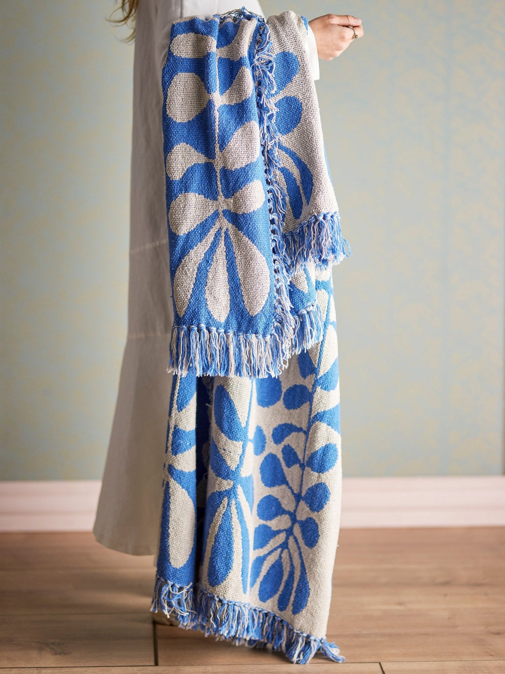 Nevine Throw - Blue - Simply Rye
