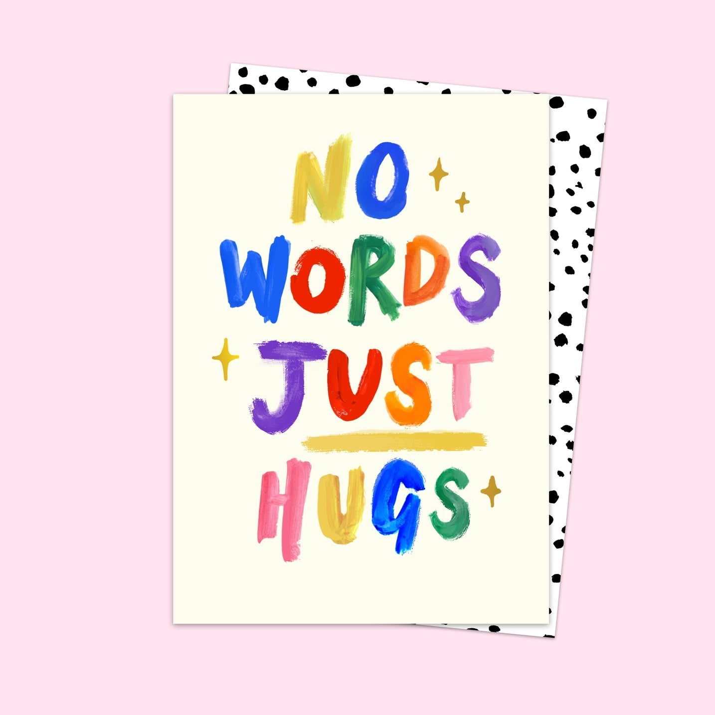 'No Words Just Hugs’ Card - Simply Rye