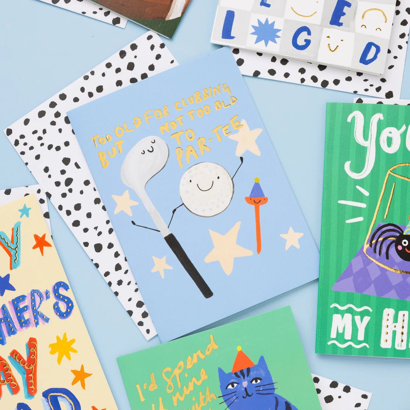 ‘Not Too Old to Par - Tee’ Card - Simply Rye