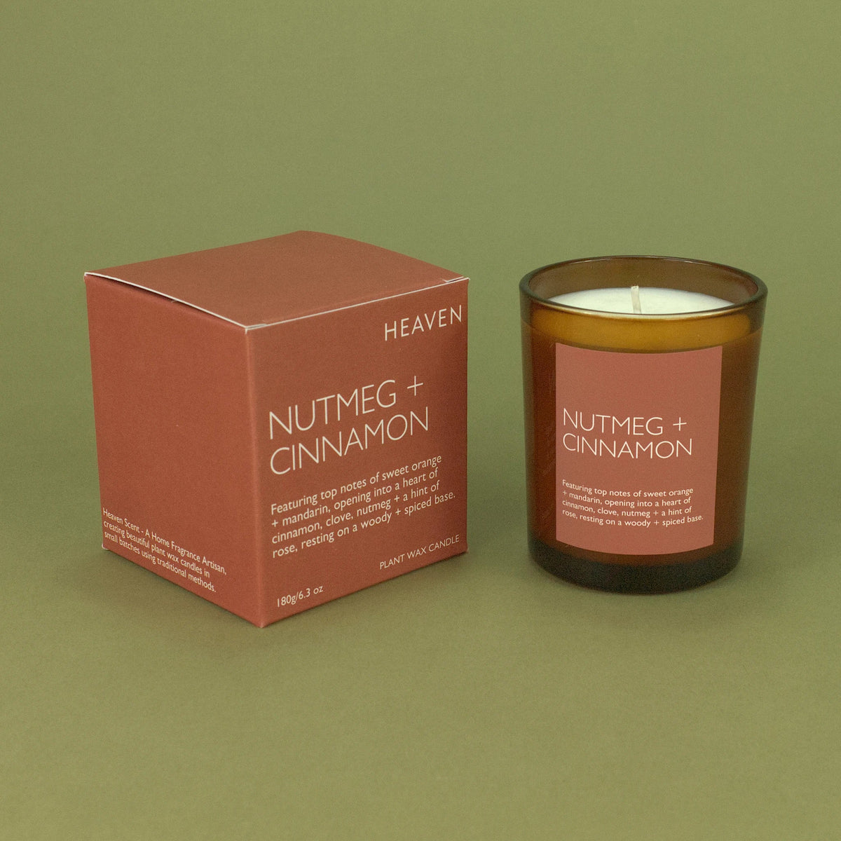 Nutmeg & Cinnamon Candle - Simply Rye