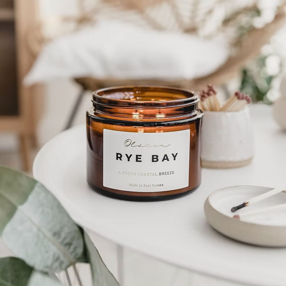 Olsten Large Rye Bay Candle - Simply Rye