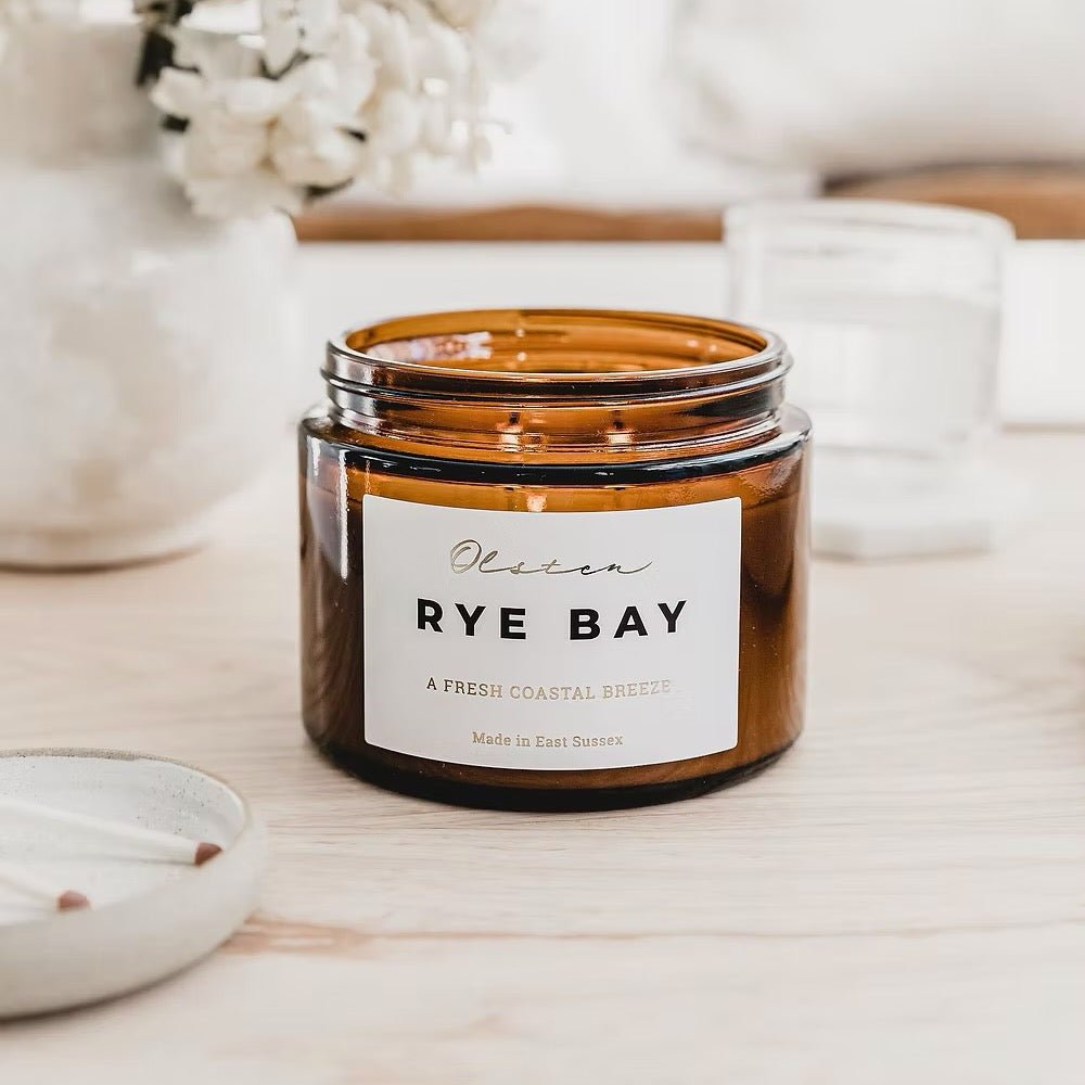 Olsten Large Rye Bay Candle - Simply Rye