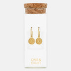 One & Eight Antique Coin Earrings - Gold - Simply Rye