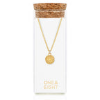 One & Eight Antique Coin Necklace - Gold - Simply Rye