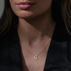 One & Eight Cupid Heart Necklace - Gold - Simply Rye
