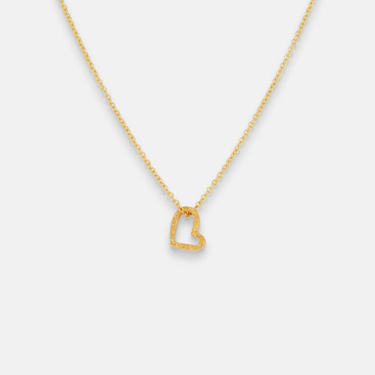 One & Eight Cupid Heart Necklace - Gold - Simply Rye