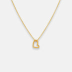 One & Eight Cupid Heart Necklace - Gold - Simply Rye