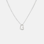 One & Eight Cupid Heart Necklace - Silver - Simply Rye