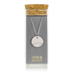 One & Eight Porcelain Silver Dipped Necklace - Simply Rye