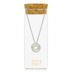 One & Eight Sorrel Disc Necklace - Silver - Simply Rye