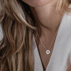 One & Eight Sorrel Disc Necklace - Silver - Simply Rye