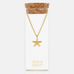 One & Eight Starfish Necklace - Gold - Simply Rye