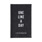 One Line a Day: A Five Year Memory Book - Black Canvas - Simply Rye