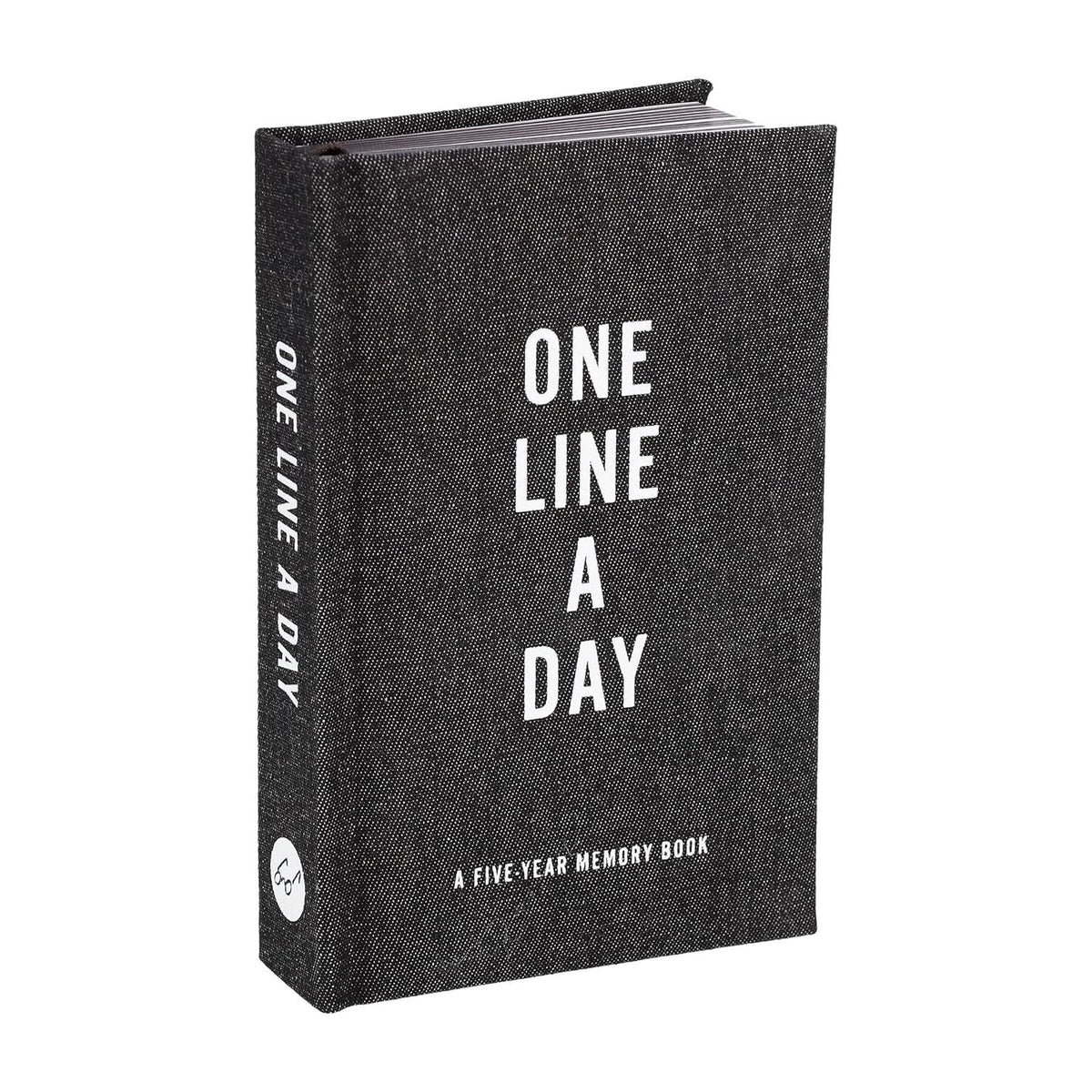 One Line a Day: A Five Year Memory Book - Black Canvas - Simply Rye