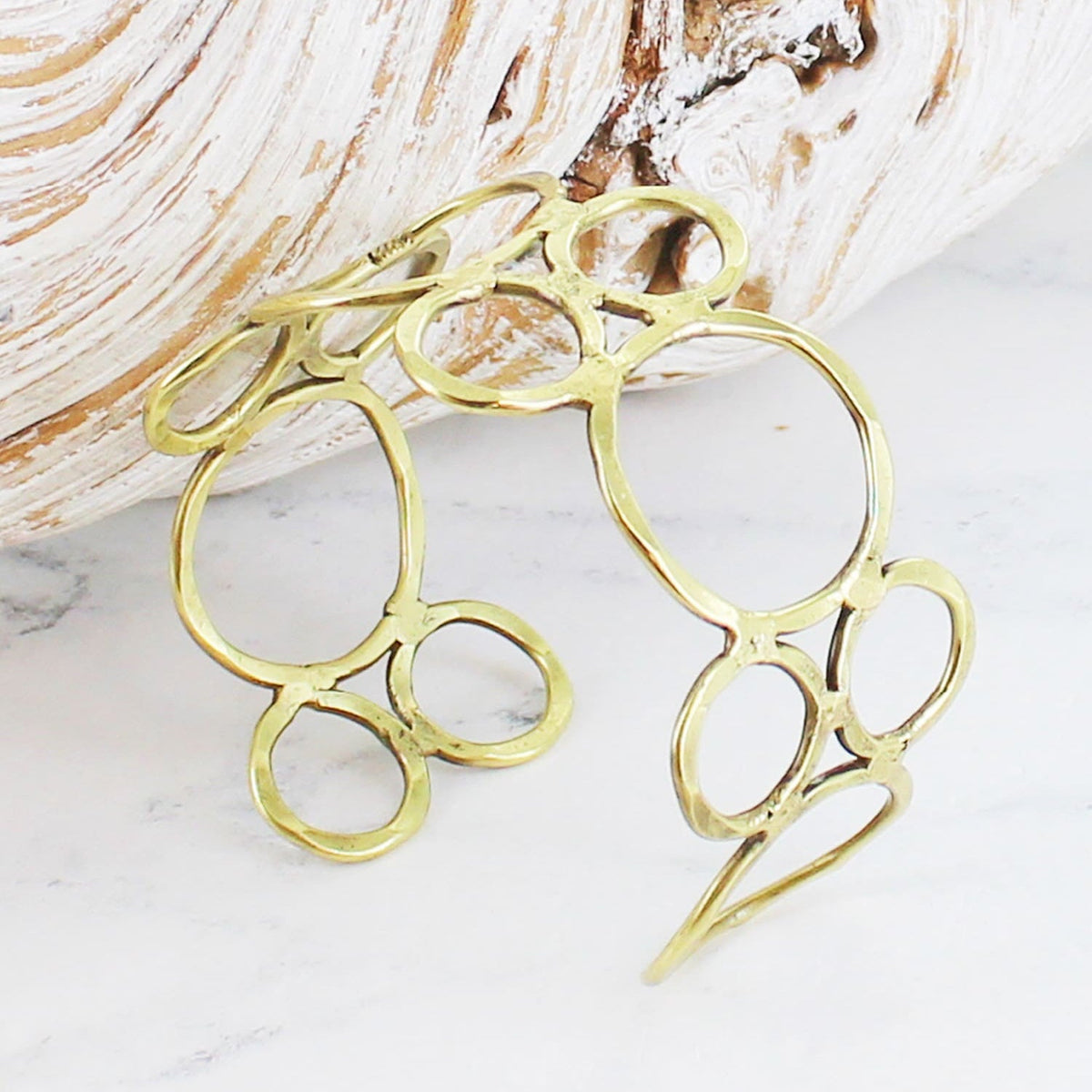 Open Ring Cuff Bracelet - Simply Rye