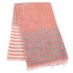 Orange Stripes Lightweight Scarf - Simply Rye