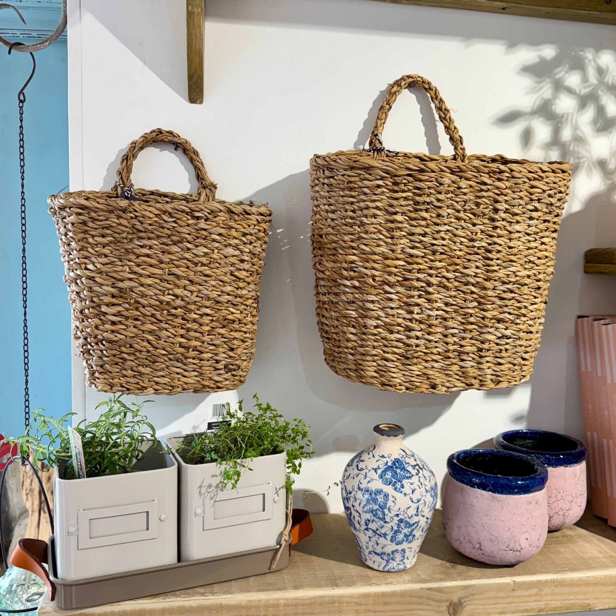 Oval Wall Basket - Simply Rye