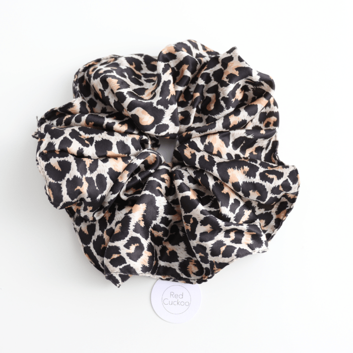 Oversized Leopard Scrunchie - Simply Rye
