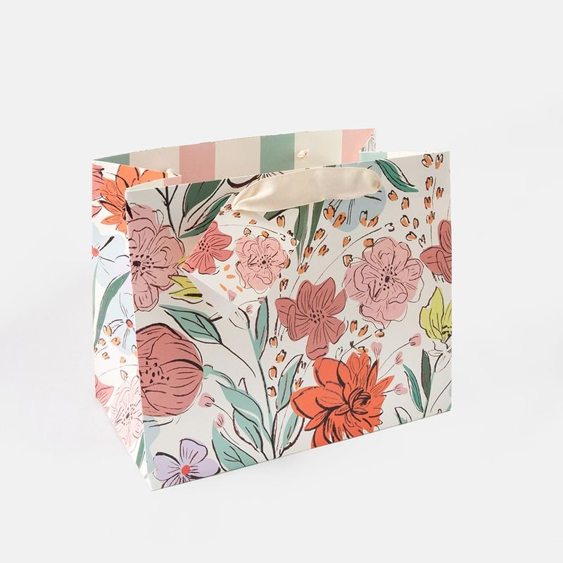 Pastel Floral Landscape Gift Bag - Simply Rye