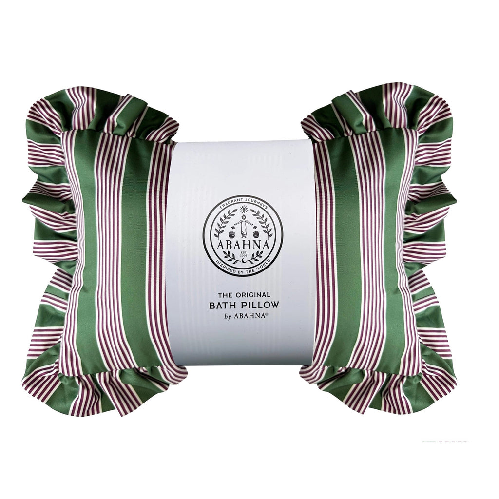 Pink & Green Striped Bath Pillow - Simply Rye