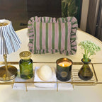 Pink & Green Striped Bath Pillow - Simply Rye