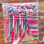 Pink & Green Striped Bunting - Simply Rye