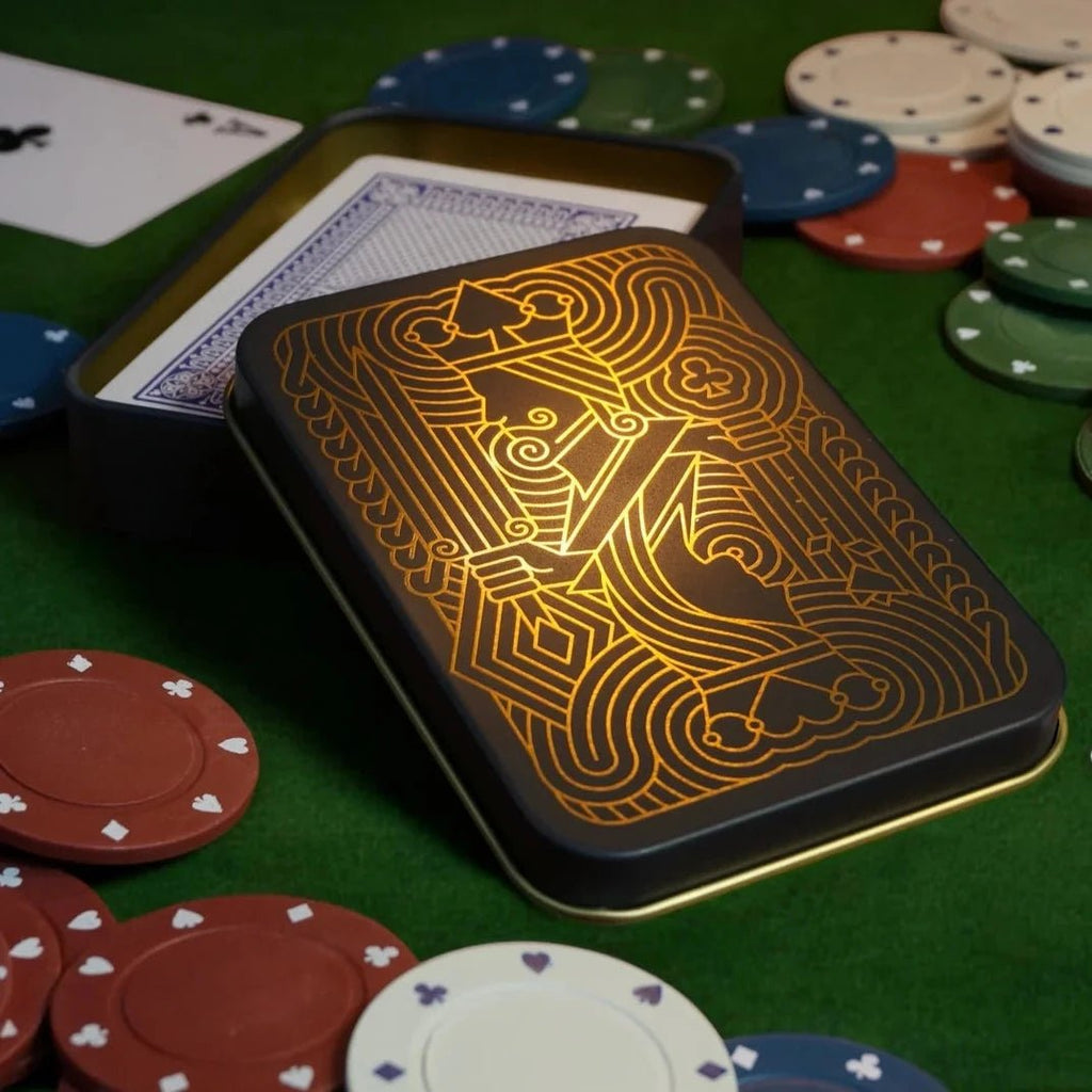 Playing Card Tin - Black - Simply Rye