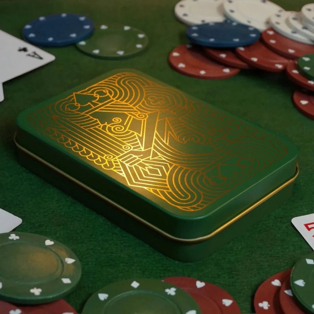 Playing Card Tin - Green - Simply Rye