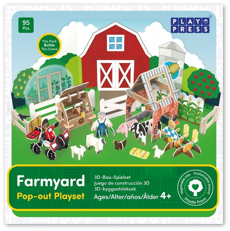 PlayPress Farmyard Playset - Simply Rye